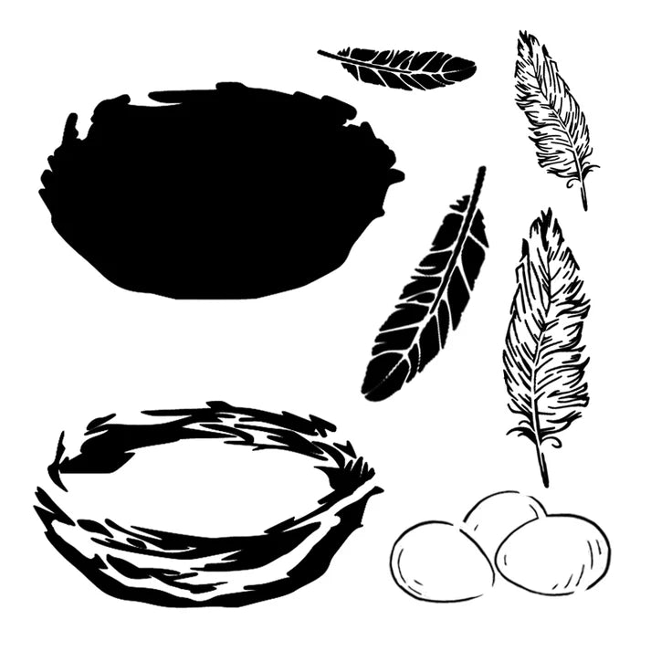 Roycycled Stencil - Nest