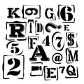 Roycycled Stencil - Numbers