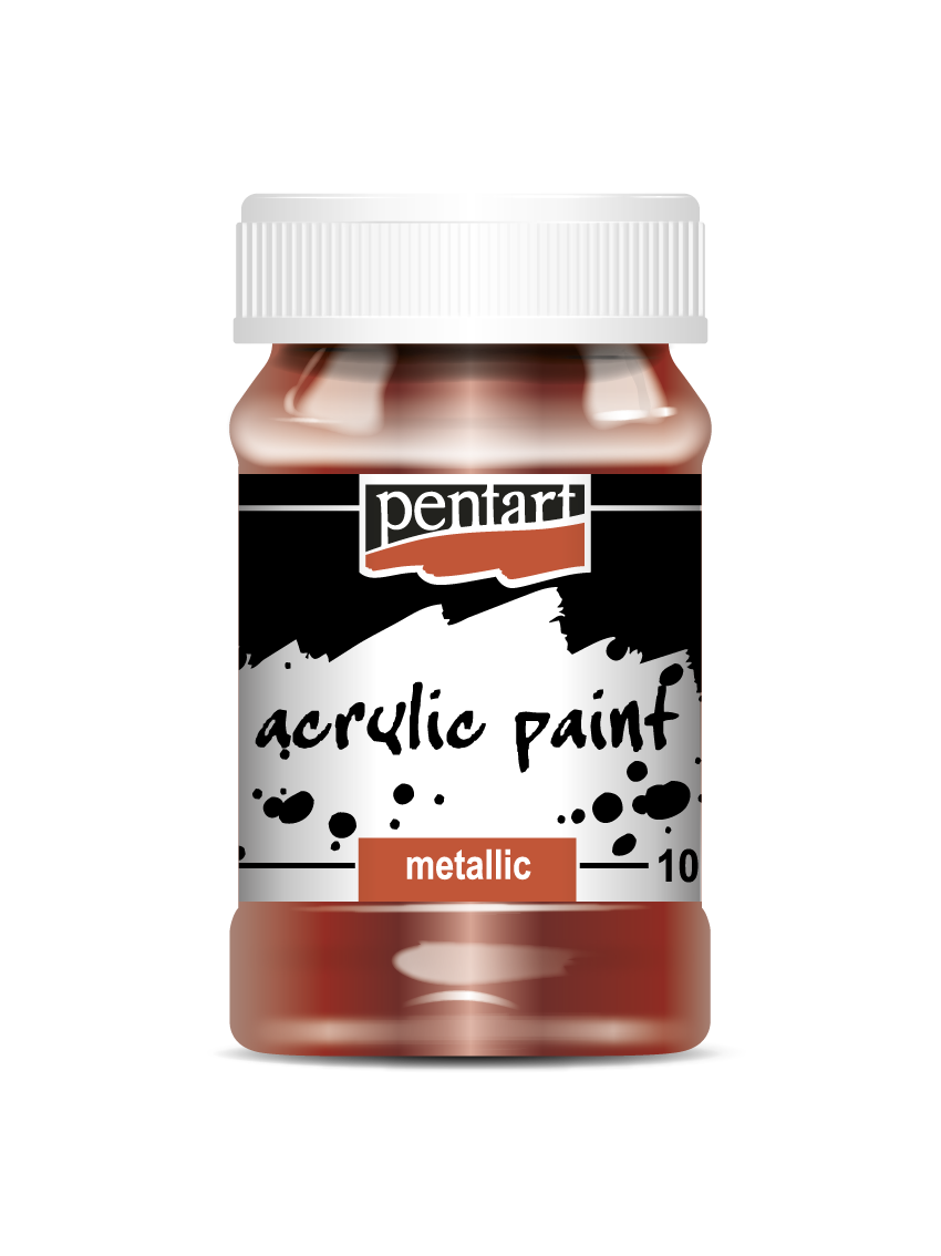 Pentart Acrylic Metallic Paint - Bourdon