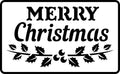 JRV Stencil - Merry Christmas