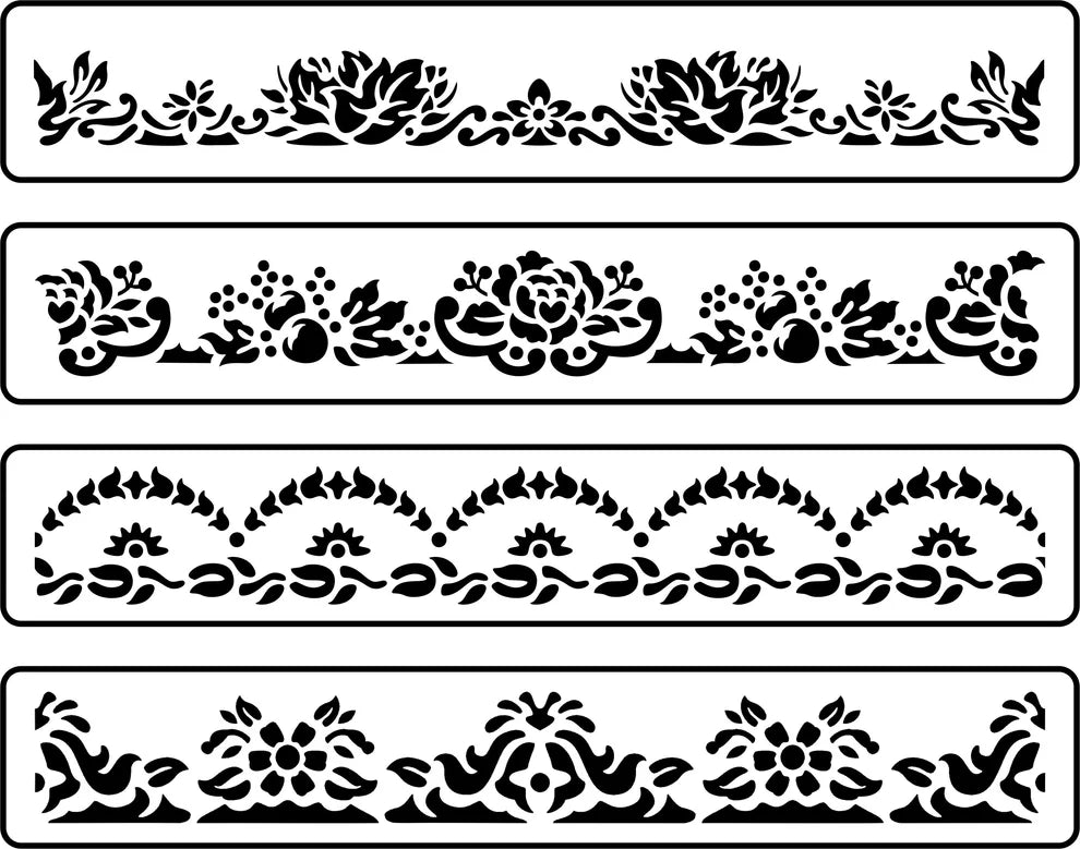 JRV Stencil - Transferware Border Pack