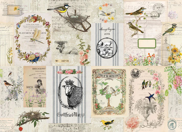 Roycycled Decoupage Paper - Spring Masterboard