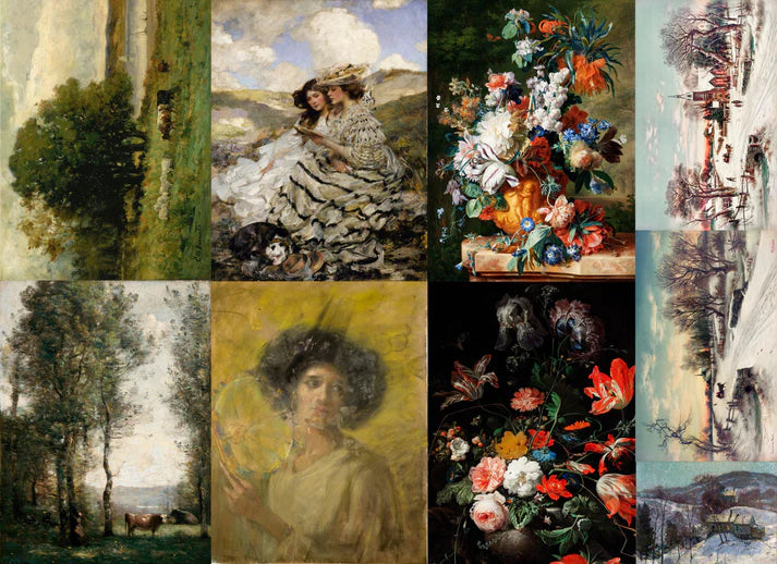 Roycycled Decoupage Paper - Fine Art Blocks