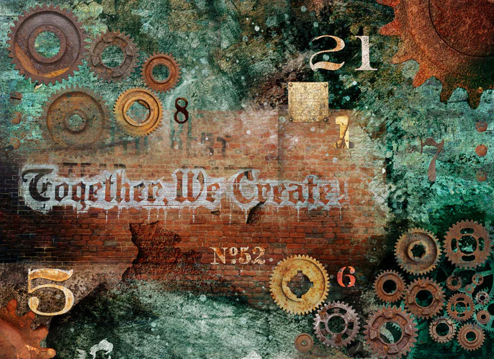 Roycycled Decoupage Paper - Create Together