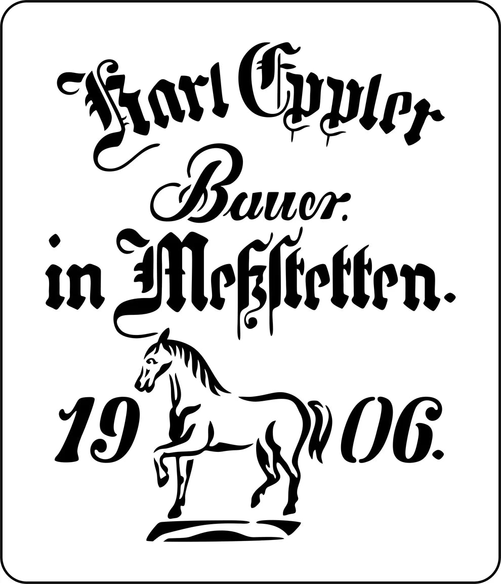 JRV Stencil - 1906 Horse Grain Sack