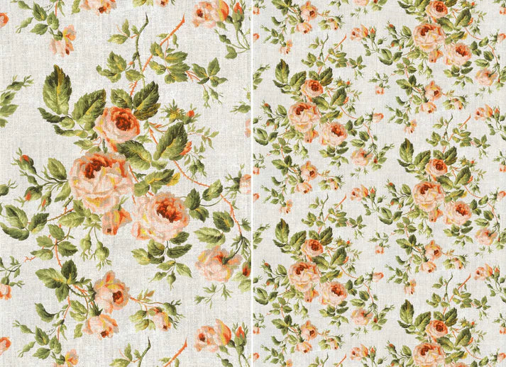 Roycycled Decoupage Paper - Burlap Roses
