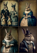 Reba Rose Creations - Gentleman and Ladies Bunnies