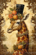 Reba Rose Creations Print - Giraffe
