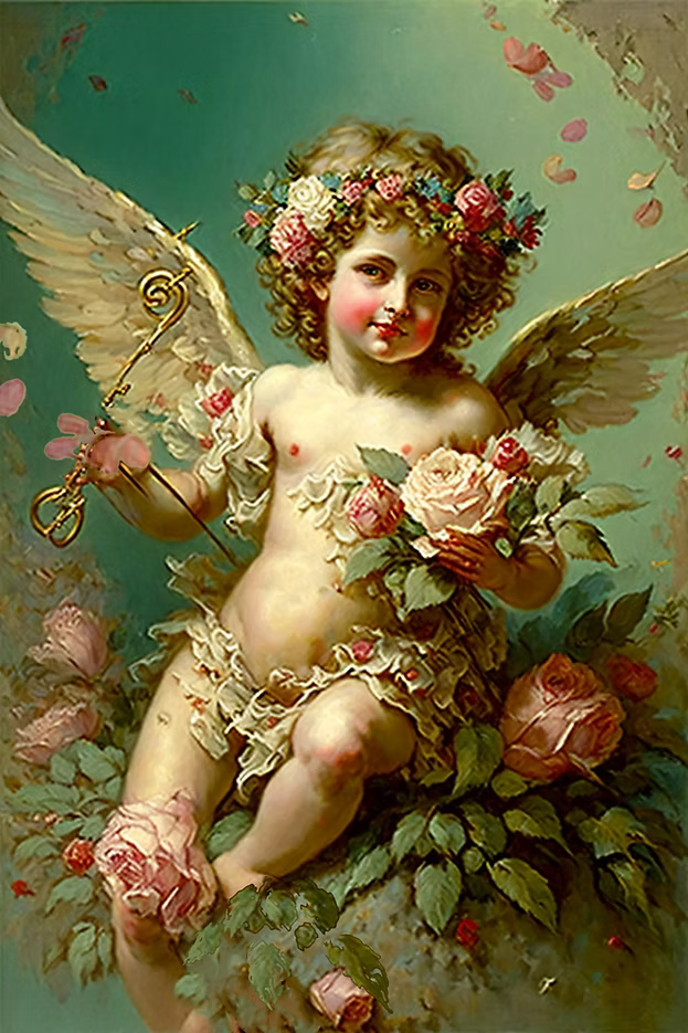 Reba Rose Creations - Valentines Cherub