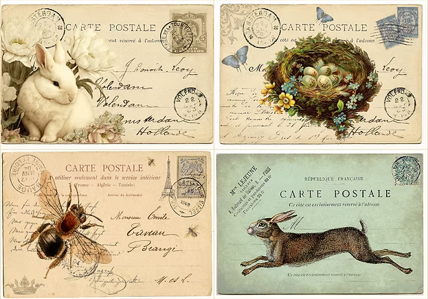 Reba Rose Creations - Paris Post Cards