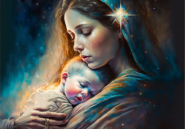 Reba Rose Creations - Mary and Jesus