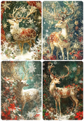 Reba Rose Creations - Intricate Deer 4 Square