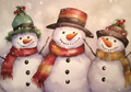 Reba Rose Creations - Snowmen