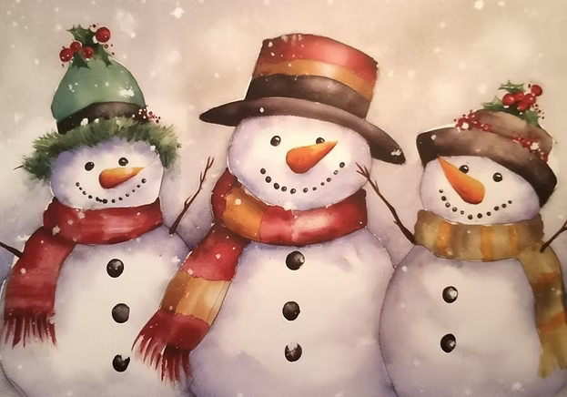 Reba Rose Creations - Snowmen