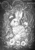 Reba Rose Creations - Chalkboard Bunny