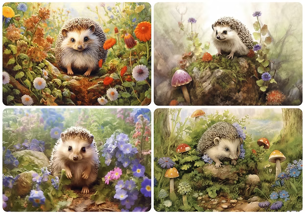 Reba Rose Creations - Hedgehogs