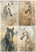 Reba Rose Creations - Primitive Farmhouse Horses