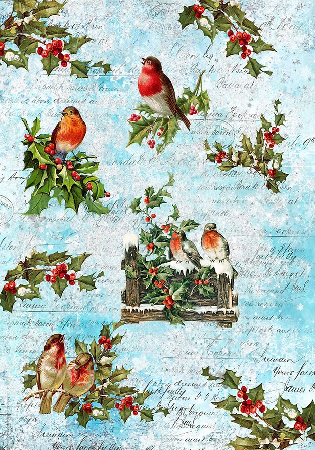 Reba Rose Creations - Holly Birds