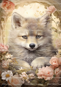 Reba Rose Creations - All Is New Spring Wolf