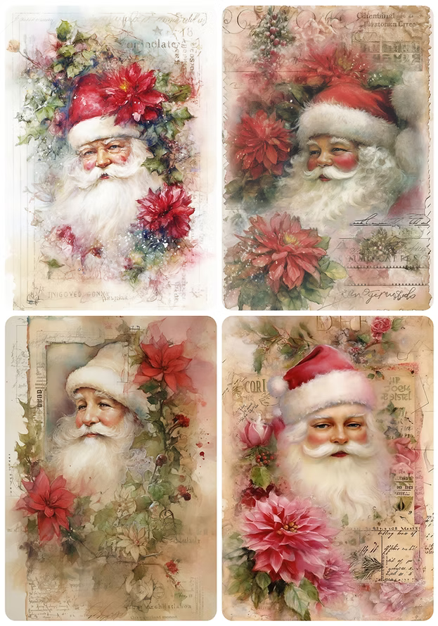 Reba Rose Creations - Sweet Santa