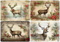 Reba Rose Creations - Winter Christmas Deer