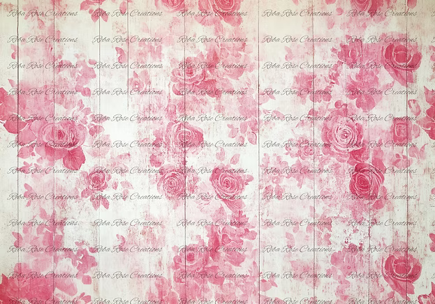 Reba Rose Creations - Pink Rose Background
