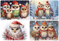 Reba Rose Creations - Christmas Owls