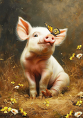 Reba Rose Creations - Sweet Baby Pig
