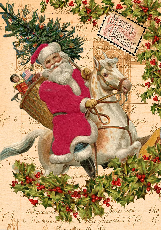 Reba Rose Creations - Rocking Santa