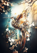 Reba Rose Creations - Steampunk Hummingbird