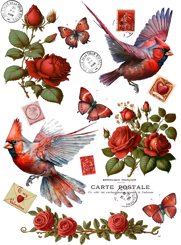 Reba Rose Creations - Red Cardinals