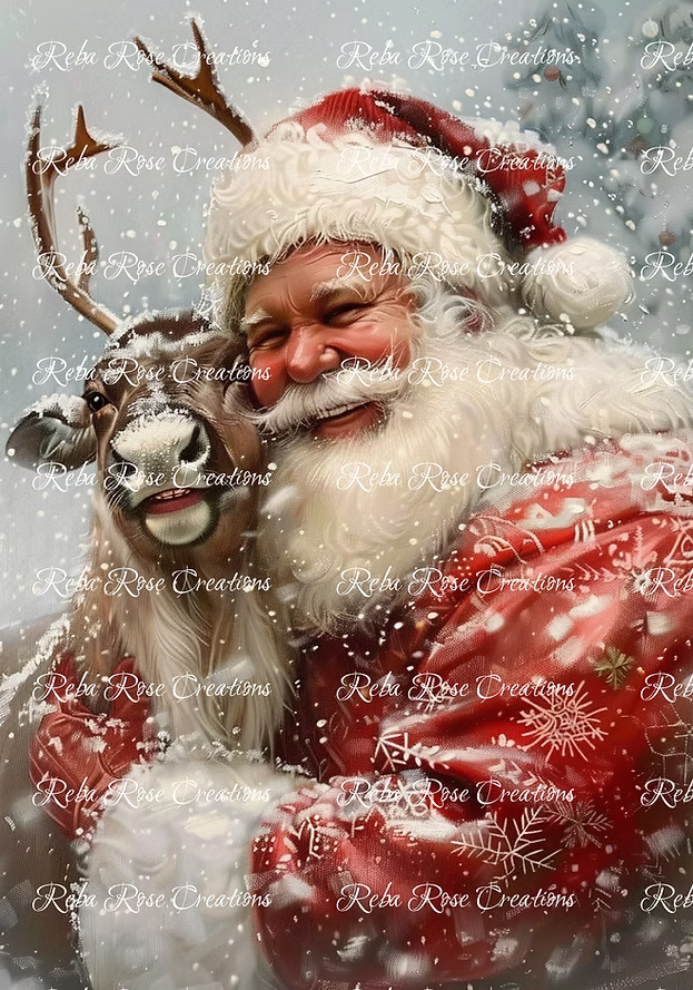 Reba Rose Creations - Selfie Santa