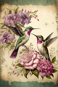 Reba Rose Creations - Spring Hummingbirds