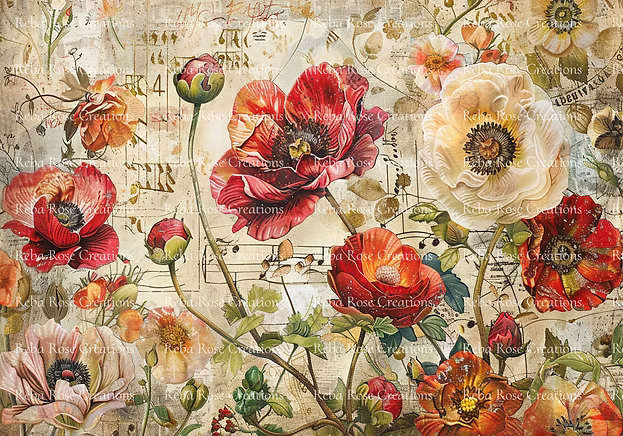 Reba Rose Creations - Pretty Poppies