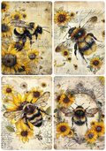 Reba Rose Creations - Honeycomb Bees