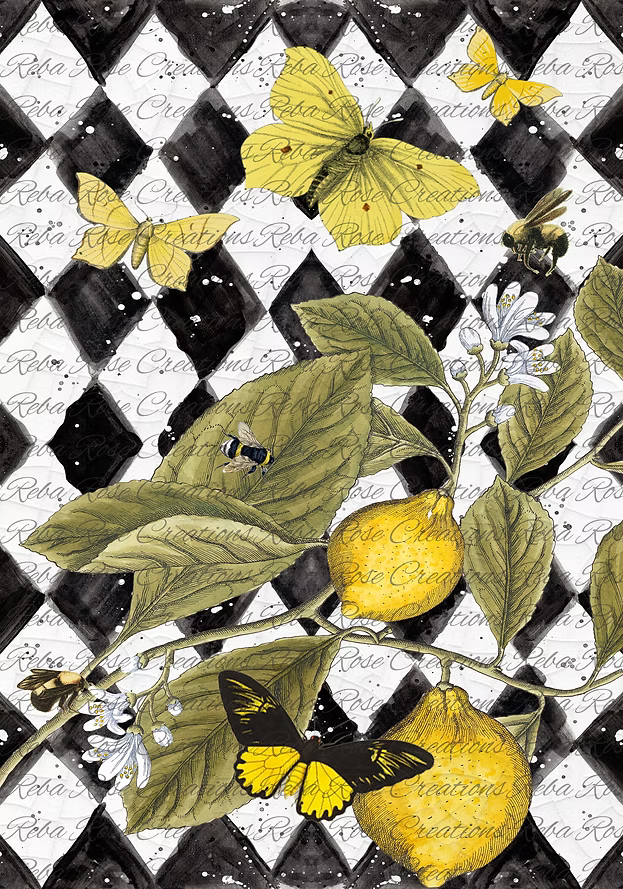 Reba Rose Creations - Yellow Explosion