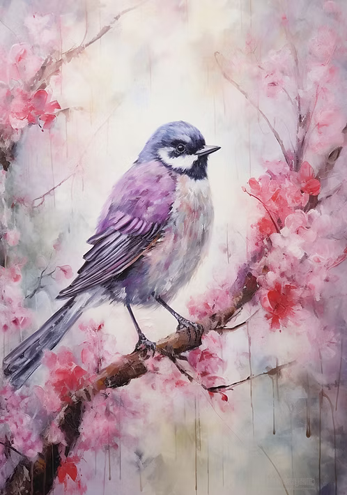 Reba Rose Creations - Lilac Bird