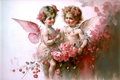 Reba Rose Creations - Watercolor Cherubs