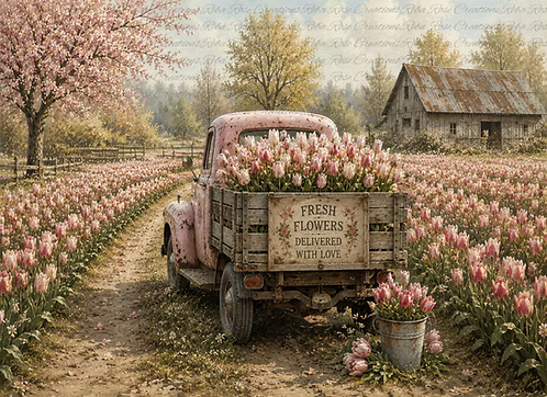 Reba Rose Creations - Spring Truck