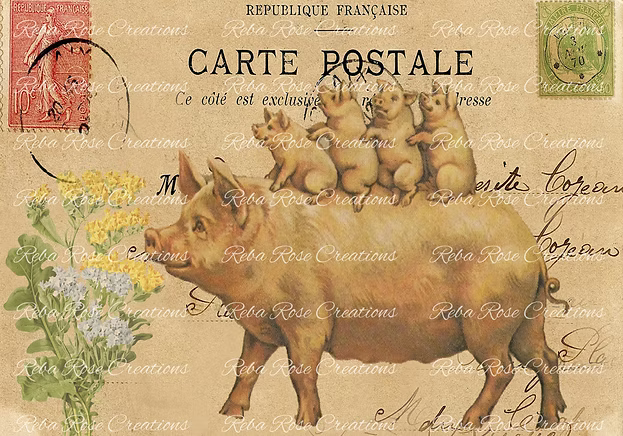 Reba Rose Creations - Piggy Back