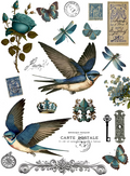 Reba Rose Creations - Blue Swallows