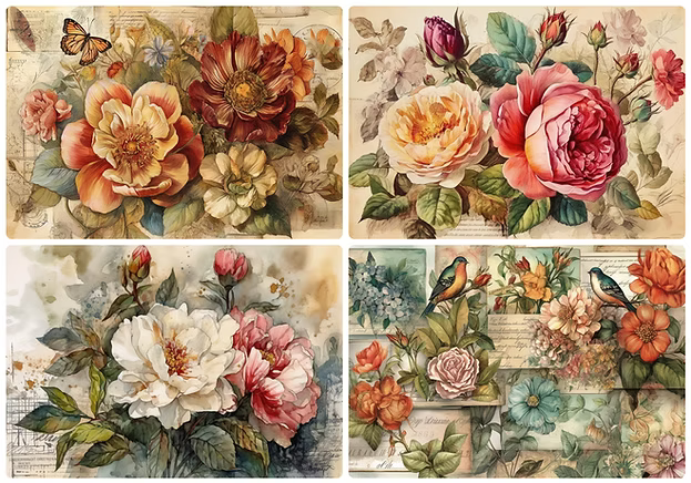 Reba Rose Creations - Colourful Florals