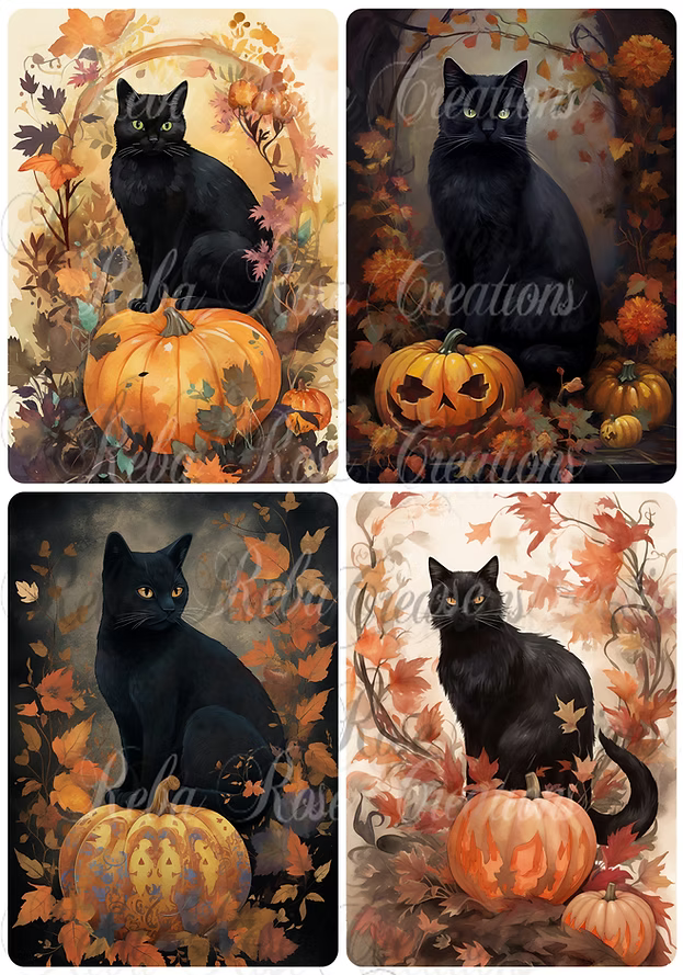 Reba Rose Creations - Scaredy Cat