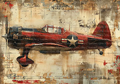 Reba Rose Creations - Patriotic Plane