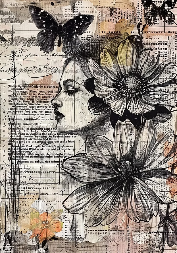 Reba Rose Creations - Mixed Ink