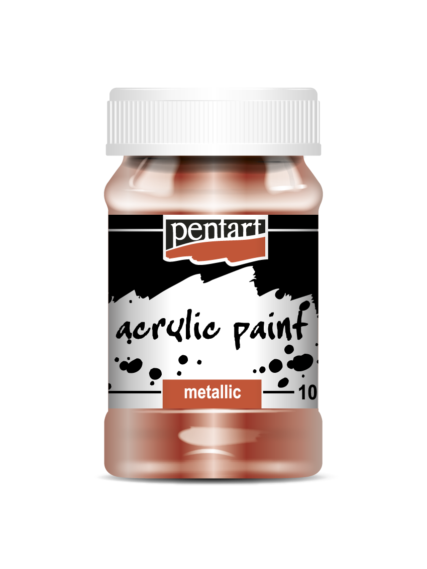 Pentart Acrylic Metallic Paint - Bronze