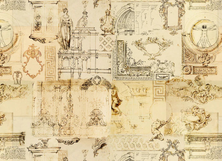 Roycycled Decoupage Paper - Classical Masterboard