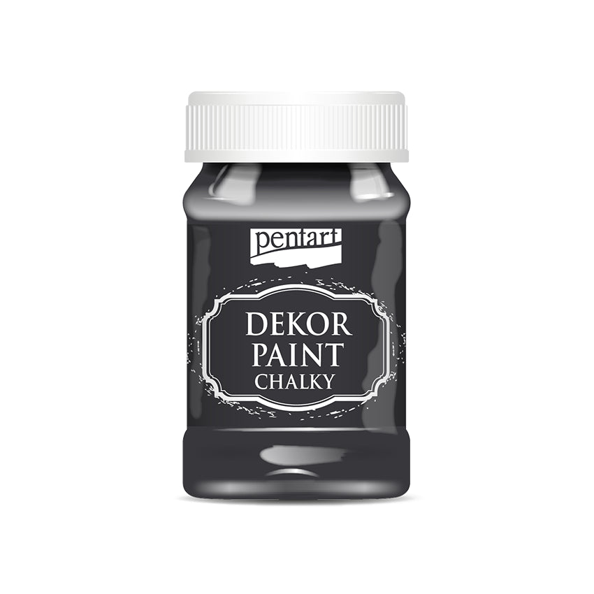 Pentart Dekor Paint Chalky - Black