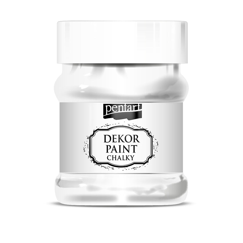 Pentart Dekor Paint Chalky - White
