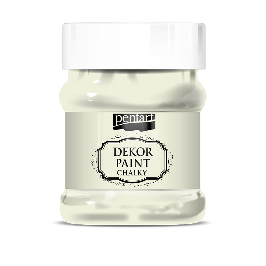 Pentart Dekor Paint Chalky - Cream-White